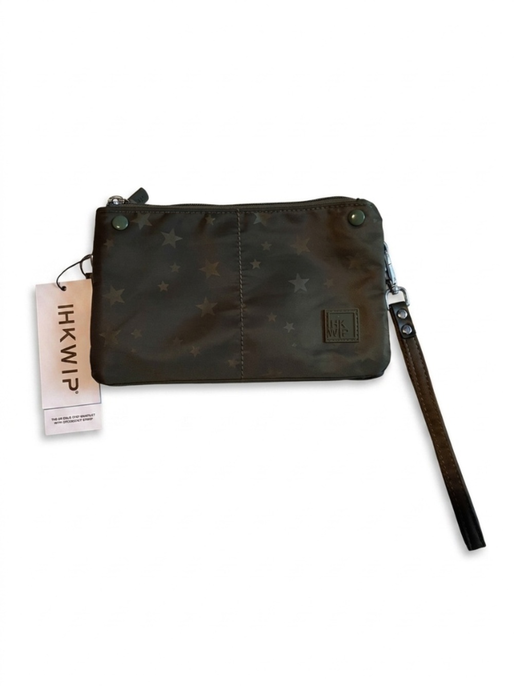 ⭐ IHKWIP "The Be Bold" RFID Wristlet - Military Olive Star ⭐